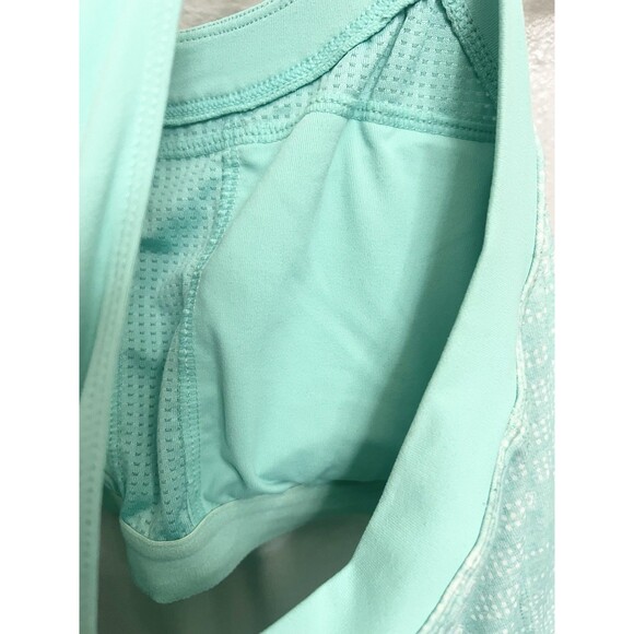 Prana Cantine Dress Blue Green  Synergy Size Small Built In Bra Outdoor Hike - Picture 8 of 9